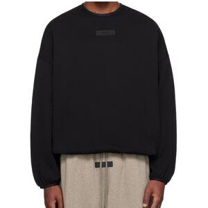 Fear of God Essentials Black Crew Neck Sweatshirt | Sizes S, M, L | NWT ✨